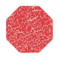 thumbnail image 1 of Pofeuu Beef2 Print Leather Coasters Set of 6, Round Cups Mugs Mat Pad for Home Kitchen Heat Resistant Drink Coasters,Octagon, 1 of 7