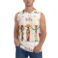 thumbnail image 1 of Pofeuu Black African Woman Print Men's Muscle T-Shirt, Sleeveless, Muscle Tank, Classic Muscle Tee Top For Men Casual Sleeveless Muscle T-Shirt Trendy Clothes-Large, 1 of 7