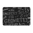 thumbnail image 1 of Pofeuu Black Scientific Print Flannel Doormats Rug16"x24"Rug Washable Doormats Indoor Outdoor Rugs for Layered Front Door Mats, Porch, Kitchen, Entryway, 1 of 7