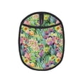 thumbnail image 1 of Pofeuu Blooming Cactus Print Silicone Pot Mat Mitten With Hanging Loop Heat Resistant Oven Mitts Non-Slip Bbq Baking Smoking Potholders, 1 of 7