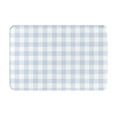 thumbnail image 1 of Pofeuu Blue Checkboard Print Flannel Doormats Rug16"x24"Rug Washable Doormats Indoor Outdoor Rugs for Layered Front Door Mats, Porch, Kitchen, Entryway, 1 of 7