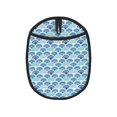 thumbnail image 1 of Pofeuu Blue Fish Scale Texture Print Silicone Pot Mat Mitten With Hanging Loop Heat Resistant Oven Mitts Non-Slip Bbq Baking Smoking Potholders, 1 of 7