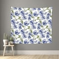 thumbnail image 1 of Pofeuu Blue Flax Flowers Print Wall Tapestry Decoration Wall Hanging Tapestry 60 x 51 Inch, 1 of 6