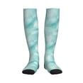 thumbnail image 1 of Pofeuu Blue Marble Print Compression Socks for Women & Men Circulation - Best Support for Nurses,Running,Athletic,Sports, 1 of 7