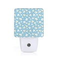 thumbnail image 1 of Pofeuu Blue Popcorn Print Night Lights Plug into Wall with Dusk-to-Dawn Light Sensor, LED Nightlight for Bathroom, Adult, Hallway-UK, 1 of 7