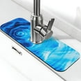 thumbnail image 1 of Pofeuu Blue Shell Print Splash Guard for Sink Faucet Sink Gadgets-Splash Guard Behind Faucet Drip Catcher for Kitchen, Bathroom,Sink Mat, 1 of 7