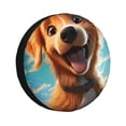 thumbnail image 1 of Pofeuu Blue Sky Cute Dog Print Spare Tire Wheel Cover for Car Truck SUV Camper Universal Fit Spare Tire Cover RV Spare Tire Covers-14 inch, 1 of 6
