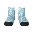 thumbnail image 1 of Pofeuu Blue Snake Print 30cm Socks, Adult Running Hiking Socks for Youth and Adult, 1 of 7