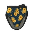 thumbnail image 1 of Pofeuu Blue Striped Sunflower A Print Thickened Mini Silicone Oven Mitts Heat Resistant, Rubber Oven Mitt Gloves, Finger Pinch Grips, Pot Holder, Silicone Potholder, 1 of 7