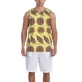 thumbnail image 1 of Pofeuu Bohemia Print Basketball Jersey, Shirts for Men Youth Basketball Jersey Crew Neck-X-Large, 1 of 6