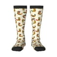 thumbnail image 1 of Pofeuu Boho Chicken Print Stockings, Adult Running Hiking Socks for Youth and Adult, 1 of 6