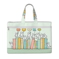 thumbnail image 1 of Pofeuu Books Print Laptop Bag Carrying - Computer Bag Laptop Case Shoulder Slim Work Travel, 1 of 8
