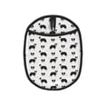 thumbnail image 1 of Pofeuu Border Collie Dog Print Silicone Pot Mat Mitten With Hanging Loop Heat Resistant Oven Mitts Non-Slip Bbq Baking Smoking Potholders, 1 of 7
