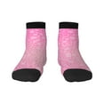 thumbnail image 1 of Pofeuu Breast Cancer Pink Ribbons Awareness Print 30cm Socks, Adult Running Hiking Socks for Youth and Adult, 1 of 7