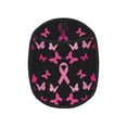 thumbnail image 1 of Pofeuu Breast Cancer Print Silicone Pot Mat Mitten With Hanging Loop Heat Resistant Oven Mitts Non-Slip Bbq Baking Smoking Potholders, 1 of 7