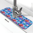 thumbnail image 1 of Pofeuu Bright Flowers Print Splash Guard for Sink Faucet Sink Gadgets-Splash Guard Behind Faucet Drip Catcher for Kitchen, Bathroom,Sink Mat, 1 of 7