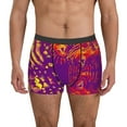 thumbnail image 1 of Pofeuu Bright Textured Animal Print Men’s Boxer Briefs, Moisture-Wicking Underwear, Regular,Trunk-Large, 1 of 5