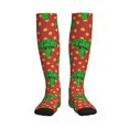 thumbnail image 1 of Pofeuu Broccoli Print Compression Socks for Women & Men Circulation - Best Support for Nurses,Running,Athletic,Sports, 1 of 7