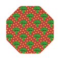 thumbnail image 1 of Pofeuu Broccoli Print Leather Coasters Set of 6, Round Cups Mugs Mat Pad for Home Kitchen Heat Resistant Drink Coasters,Octagon, 1 of 7