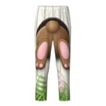 thumbnail image 1 of Pofeuu Brown Bunny Print Teenagers' Pajama Pants, Soft Lounge Pajama Pants with big pockets for Men Plaid Pj Bottoms-Medium, 1 of 6