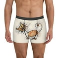 thumbnail image 1 of Pofeuu Brown Cat Cartoon Print Men’s Boxer Briefs, Moisture-Wicking Underwear, Regular,Trunk-X-Large, 1 of 5