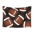 thumbnail image 1 of Pofeuu Brown Football On Black Print Puppy Blanket,Dog Blankets,Pet Blanket Cozy Cat Blankets for Indoor Cats, Fuzzy Pet Blanket for Kitten Doggy Dog Blankets-Small, 1 of 8