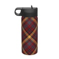 thumbnail image 1 of Pofeuu Buffalo Check Plaid Print 18oz Sports Insulated Kettle, Sports Bottle Water Bottles For Men Women For Gym Hiking Camping Running Mountain Bike Outdoor Sports, 1 of 8