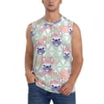 thumbnail image 1 of Pofeuu Bulldog Print Men's Muscle T-Shirt, Sleeveless, Muscle Tank, Classic Muscle Tee Top For Men Casual Sleeveless Muscle T-Shirt Trendy Clothes-X-Large, 1 of 7