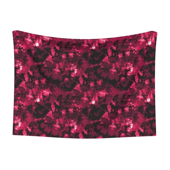 Pofeuu Burgundy Tie Dye Print Puppy Blanket,Dog Blankets,Pet Blanket Cozy Cat Blankets for Indoor Cats, Fuzzy Pet Blanket for Kitten Doggy Dog Blankets-Large