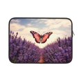 thumbnail image 1 of Pofeuu Butterfly Over Lavender Print Laptop Carrying Case,13-15-Inch Laptop and Tablet, Sleek Design, Durable and Water-Repellent Fabric, Business Casual or School-15 inch, 1 of 8