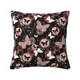 thumbnail image 1 of Pofeuu Butterfly Print Double-sided plush pillowcase Square Throw Pillow Covers Pillows Cover for Living Room Bedroom Sofa Couch Cushion Cover（No pillow core）-26"x26", 1 of 7