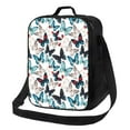 thumbnail image 1 of Pofeuu Butterfly Print Lunch Bag Women Insulated Lunch Box Reusable Leakproof Large Spacious Cooler Tote for Women Men, 1 of 7