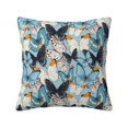 thumbnail image 1 of Pofeuu Butterflys Print Double-sided plush pillowcase Square Throw Pillow Covers Pillows Cover for Living Room Bedroom Sofa Couch Cushion Cover（No pillow core）-18"x18", 1 of 7