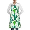 thumbnail image 1 of Pofeuu Cactus 1 Print Aprons with Pockets, Cute Aprons for Kitchen, Cooking, Server, Barber, Chef Apron, 1 of 7