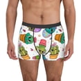 thumbnail image 1 of Pofeuu Cactus And Insects Print Men’s Boxer Briefs, Moisture-Wicking Underwear, Regular,Trunk-X-Large, 1 of 5