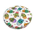 thumbnail image 1 of Pofeuu Cactus And Insects Print Round Bar Stool Covers - Super Soft and Washable Elastic Stool Cushion Slipcover Easy Clean Velvet-12 inch, 1 of 7