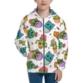 thumbnail image 1 of Pofeuu Cactus And Insects Print Teenage Zipper Hoodie Sweatshirts Hooded Casual Jackets With Pocket For Boys Girls-Medium, 1 of 6