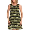thumbnail image 1 of Pofeuu Cactus Farmland Print Women's Sleeveless Dress, Loose Fit Summer Dress, Casual Tank Dress for Women, 1 of 7