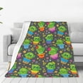 thumbnail image 1 of Pofeuu Cactus In Pots Print Ultra-Soft Micro Fleece Blanket,for Bed Or Sofa,All Season Throw Blankets Flannel Blanket-80"x60", 1 of 7