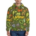 thumbnail image 1 of Pofeuu Camping 1 Print Mens Casual Hooded Collar Drawstring Hoodies Pullover Sweatshirts Casual Long Sleeve Shirts-3X-Large, 1 of 7