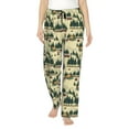 thumbnail image 1 of Pofeuu Camping Caravan 1 Print Women's Fashion Pajama Pants with Pockets Comfy Drawstring Sleep Lounge Bottoms-Medium, 1 of 6