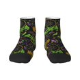 thumbnail image 1 of Pofeuu Carnival Mardi Gras3 Print 30cm Socks, Adult Running Hiking Socks for Youth and Adult, 1 of 7