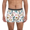 thumbnail image 1 of Pofeuu Cartoon Animals Print Men’s Boxer Briefs, Moisture-Wicking Underwear, Regular,Trunk-Large, 1 of 5
