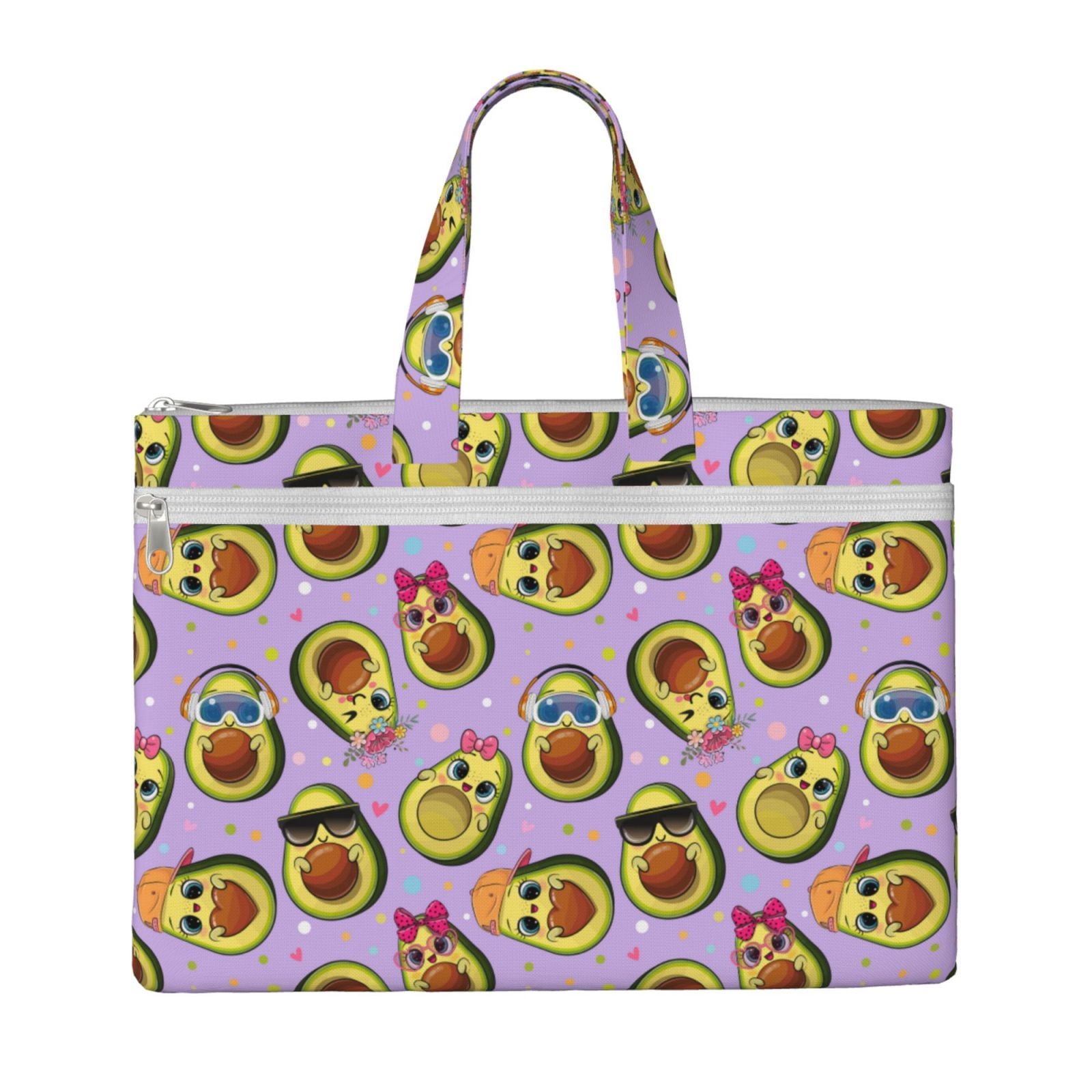Pofeuu Cartoon Avocados Print Laptop Bag Carrying - Computer Bag Laptop ...