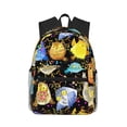 thumbnail image 1 of Pofeuu Cartoon Bird Owl Print Laptop Backpack Travel Canvas Backpack for School Lightweight and Comfortable Backpack College Backpack Schoolbag, 1 of 6
