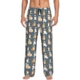 thumbnail image 1 of Pofeuu Cartoon Bulldog 1 Print Men's Pajama Pants, Soft Lounge Pajama Pants with big pockets for Men Plaid Pj Bottoms-Medium, 1 of 6