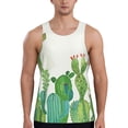 thumbnail image 1 of Pofeuu Cartoon Cactus Print Men's Workout Tank Tops Sleeveless Muscle Gym Shirt Quick Dry-3X-Large, 1 of 7