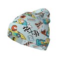 thumbnail image 1 of Pofeuu Cartoon Car Racing Print Beanie Hat for Men Women Knit Winter Hat Warm Cuffed Skull Beanie Slouchy Soft Unisex, 1 of 6