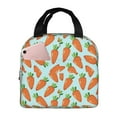 thumbnail image 1 of Pofeuu Cartoon Carrot Print Lunch Bag Lunch Box Large Capacity Insulated Lunch Bag for Adult, Leakproof Reusable Lunch Tote Bags for Work, 1 of 5