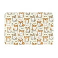 thumbnail image 1 of Pofeuu Cartoon Corgi Print Flannel Doormats Rug16"x24"Rug Washable Doormats Indoor Outdoor Rugs for Layered Front Door Mats, Porch, Kitchen, Entryway, 1 of 7